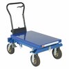 Vestil Blue Rough Terrain Elevating Cart 600 lb Capacity 33.5 x 20.5 CART-PN-600